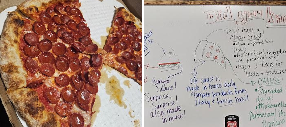 Six Gun Pizza Menu