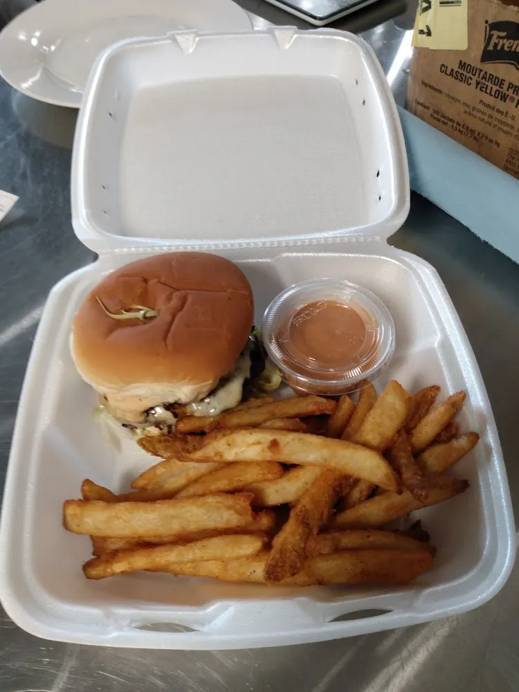 Burger and Fries