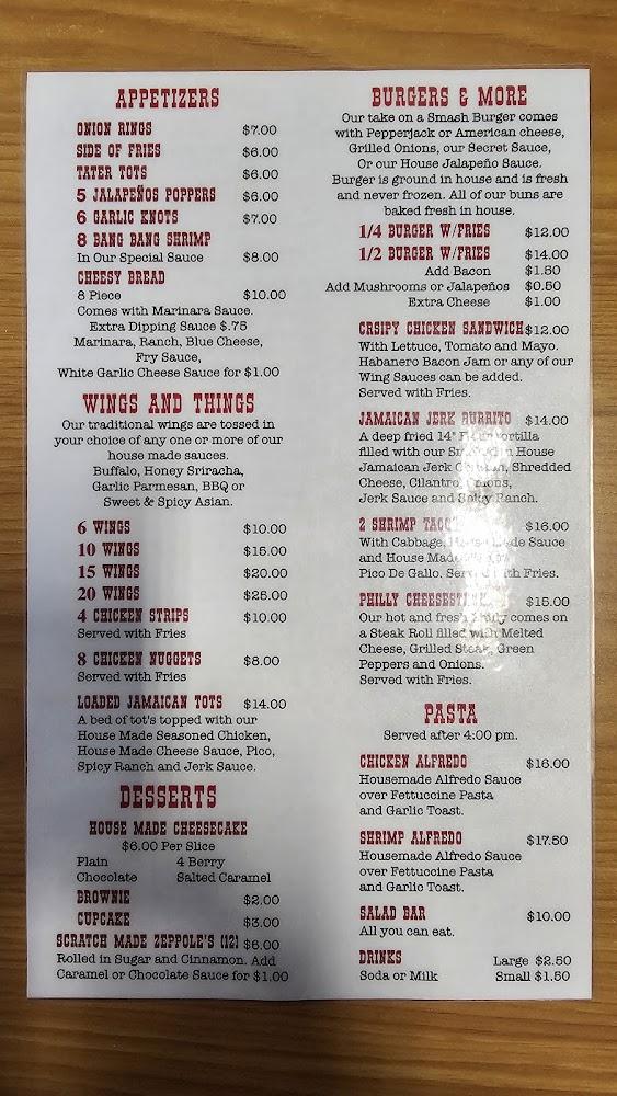Six Gun Pizza Menu image 3